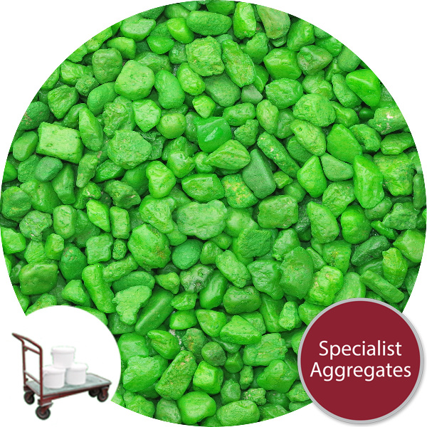 Gravel for Resin Bound Flooring - Lime Green Jelly - Click & Collect